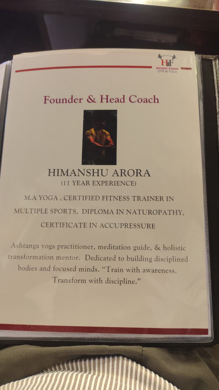 Himanshu Arora Founder and Head Coach